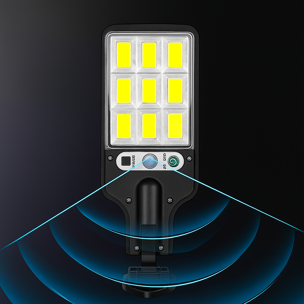 Kit 6 Lâmpadas Solares em LED com Sensor de Movimento - Esquenta Black Friday