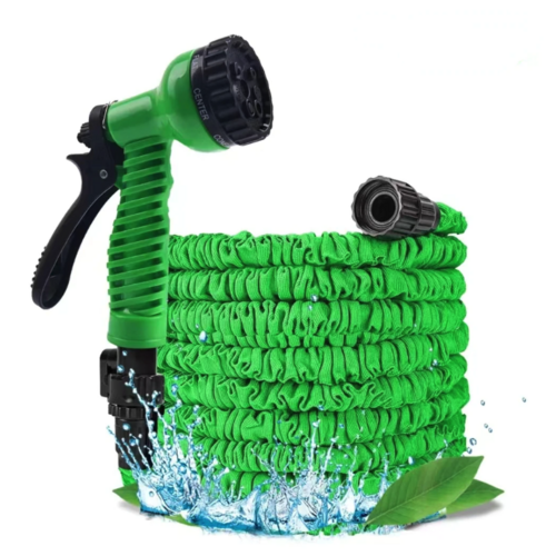 Expanding Expandable Flexible Garden Water Hose w Spray Nozzle 25, 50,